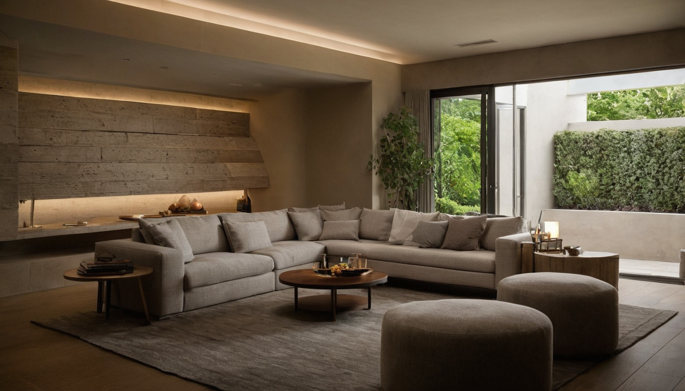 How large can a living room sofa be before it damages circulation planning reference